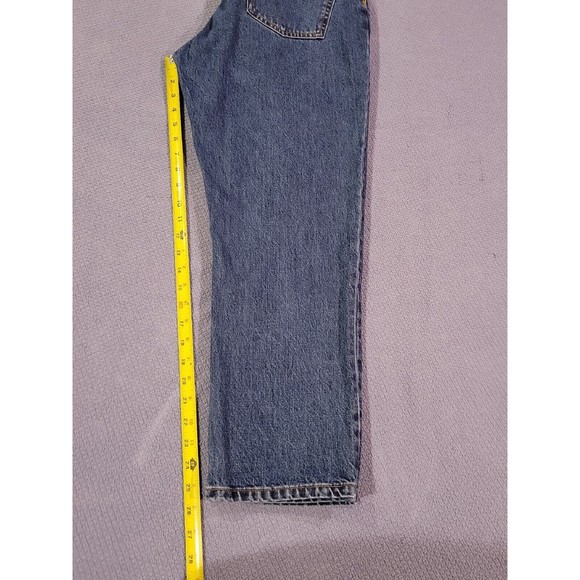 Everlane The 90s Cheeky Straight Jeans 100% Organic Cotton 29 Crop Stone defect - Picture 12 of 14